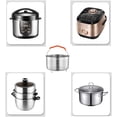 thumbnail image 4 of Steamer Basket for Instant Pot 18/8 Stainless Steel Strainer Basket Pressure Cooker Accessories (3L), 4 of 8