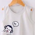 thumbnail image 5 of Fengactive Unisex Baby Sleeveless Tank Triangle Bodysuit Cute Print Soft Cotton Round Neck Snap Crotch Summer Infant Romper Onesie, 5 of 5