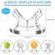 thumbnail image 2 of Acrylic Ball Display Stand for Baseball, Golf, Tennis Balls 3-Piece Transparent Holder Rack, 2 of 5