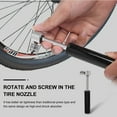thumbnail image 2 of Onaparter Manual Air Pump Compressor Portable Pumping Tool Mini Inflator Basketball Bike Accessories 120PSI （Black）, 2 of 6