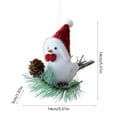 thumbnail image 2 of Bwiyojiz Décorations de Noël pour la Maison, Produits de Vacances, Ornements en Mousse Artificielle Oiseaux Rouges pour Arbre, Cadeaux pour la Famille, Rouge, 2 of 6
