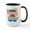 White/Black Inside, variant on CafePress - Mr. Potato Hashtag Selfie - 15 oz Ceramic Large White Novelty Mug
