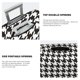 thumbnail image 3 of Balery Houndstooth Black And White Funda de equipaje, fundas para maletas, elástica, lavable, protector de maletas, compatible con maletas de 18 a 32 pulgadas-Large, 3 of 7