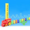 thumbnail image 4 of Domino Train Blocks Rally Electric Toy Set Train Model with Lights and Sounds Construction and Stacking Toys For 3-6 years (Without battery), 4 of 19