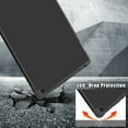 thumbnail image 5 of Allytech All-New Kindle Fire HD 10 2021 Case, Fire HD 10 Plus Case 2021, Ultra Slim Lightweight Shockproof Auto Sleep Wake Multi Angle Viewing Stand Cover for Amazon Fire HD 10 2021 11th Gen, Black, 5 of 7