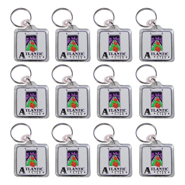 TDL Atlantic City Souvenir USA Keychain Souvenirs Promotion