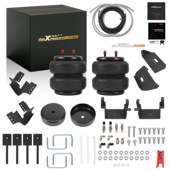 maXpeedingrods Air Suspension Spring Kit 5000 lbs for Ford F-150 2WD 4WD 2015-2024 Rear Air Helper Spring Kit with Stainless Steel Braided Air Line