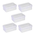 thumbnail image 2 of Cajas de almacenamiento transparentes,Cajas de almacenamiento transparentes para artículos pequeños,Cajas de contenedores para cuentas,suministros para joyería y manualidades,Caja, 2 of 8