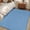 Blue, variant on Dark Blue Round Rugs 7ft, Farmhouse Burlap Solid Color Blue Modern Linen Texture Non Slip Washable Rug Runner, Low Pile Indoor Floor Carpet Mat Bathroom Rugs for Living Room, Bedroom, Kids Room