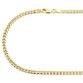 thumbnail image 2 of 10K Yellow Gold 3.50mm Super Solid Miami Cuban Link Chain Necklace 22 Inches, 2 of 7