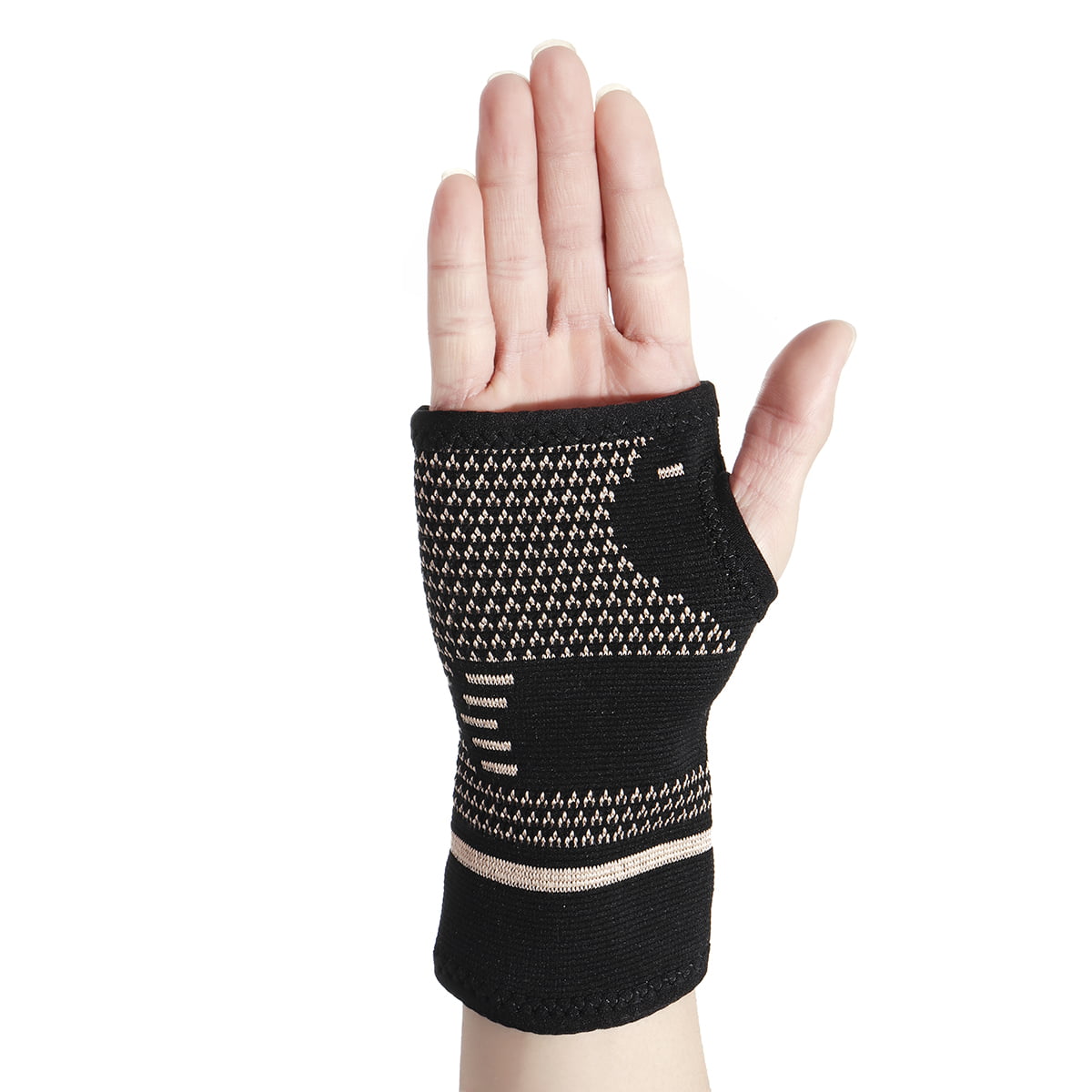 Cubital Tunnel Wrist Brace Sleeve for Men and Women by Copper Compression Gear Support Recovery Tendonitis Relief for Carpal Tunnel 1 Sleeve - Fits Both Hands Wrist Sprains Arthritis RSI
