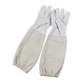 thumbnail image 2 of Colaxi 2 Pcs Gants d'Apiculture Manches Protectrices en Cuir PU Réutilisables Gantelets Protecteurs pour Femmes Apiculteurs, 2 of 8
