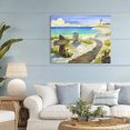 thumbnail image 3 of Stupell Industries Rustic Lodge Boardwalk To The Lighthouse Canvas Art, 40 x 30, by Robin Altman, 3 of 8