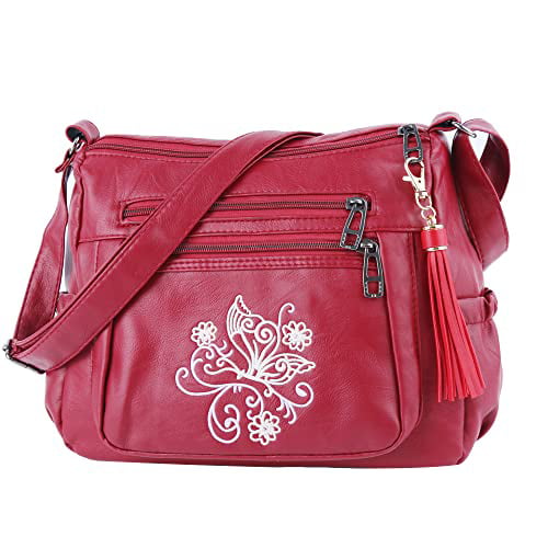 VISONE Cross-body Bag in Red Womens Bags Crossbody bags and purses 
