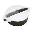 thumbnail image 1 of Munch N Go Lunch Container with Cutlery - Black / White, 1 of 1