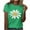 Green-02, variant on perfectbot Summer T-Shirts for Women Crew Neck Trendy Short Sleeve Casual Blouses Vacation Fashion Tops 2025 ,S-3XL