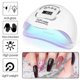 thumbnail image 2 of Nail Art Lamp 110w Led Lamp Nail Art Dryer Uv Lamp Professional Nail Art Lamp With 4 Timer Lcd Display, 2 of 4