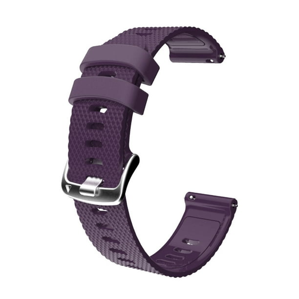 Correa de silicona Moyic de repuesto para Relojes inteligentes 20 mm morado oscuro