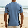 thumbnail image 4 of Cmfcve Quick Dry Mens Shirts Plus Size Short Sleeve Sun Protection Shirts Summer Beach Vacation Casual Athletic Shirts & Tops, 4 of 7