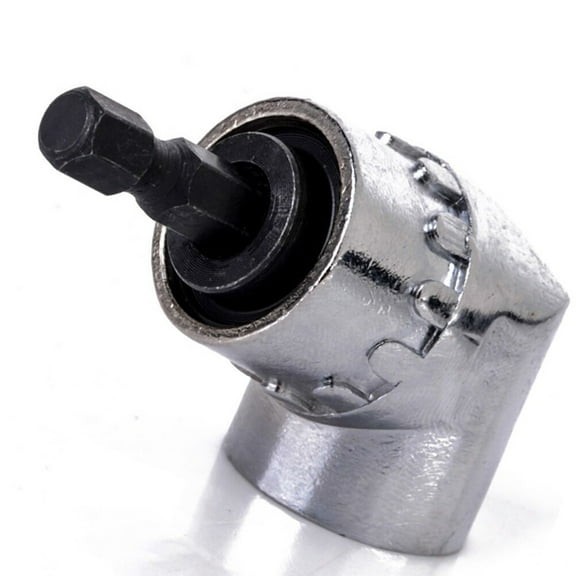 Tingshir 1/4in Hexagon Drill Bit 105 Degrees Stainless Steel Angle Driver Screwdriver for Wrench Tools