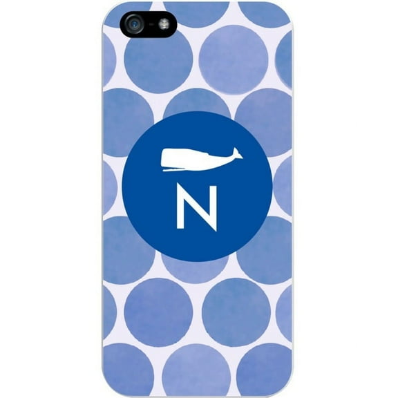 Critter Collection iPhone 5 Case, DOTS, Blue Whale
