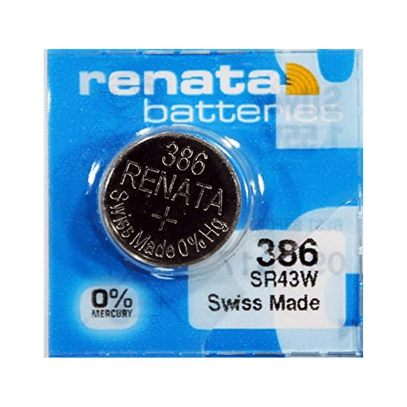386 Renata Watch Batteries (5 Pack)