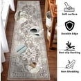 thumbnail image 4 of Alfombra YOUFORTONG, lavable, de poliéster, 90 x 180 cm, color beige, 4 of 7