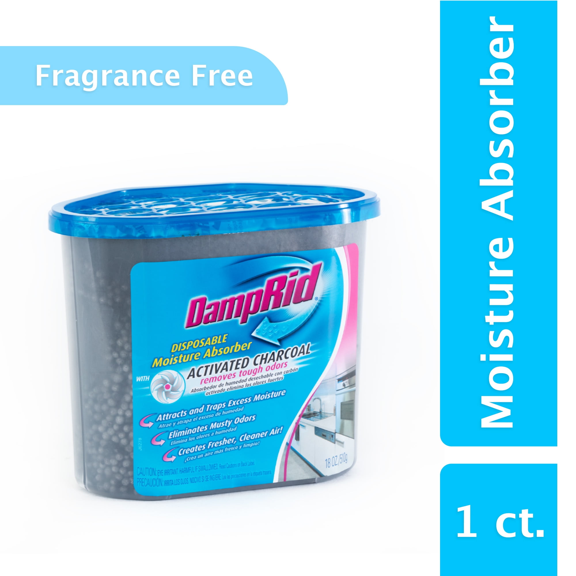 DampRid Moisture Absorber with Activated Charcoal, 18 Oz