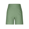 thumbnail image 4 of JSheng Women's Casual Shorts Stretchy Solid Stretch Twill Shorts High Waist Regular Hiking Shorts Summer With Pockets Green M, 4 of 5