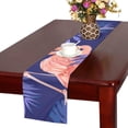 thumbnail image 2 of MKHERT Pink Flamingo Table Runner for Kitchen Wedding Party Home Decor 14x72 inch, 2 of 4