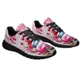 thumbnail image 6 of Happy Valentine's Day Pink Truck Shoes Sneakers Black Size 10, 6 of 7