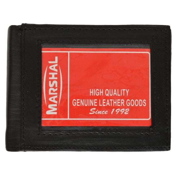 Genuine Cowhide Leather Bifold Mens Wallet with Middle Flap and Coin Pouch 1786 CF