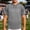 Dark Gray, variant on FRSASU Men's Short Sleeve Shirts V-Neck Mesh Fabric Pullovers Breathable Quick Dry Gym Workout Tops White