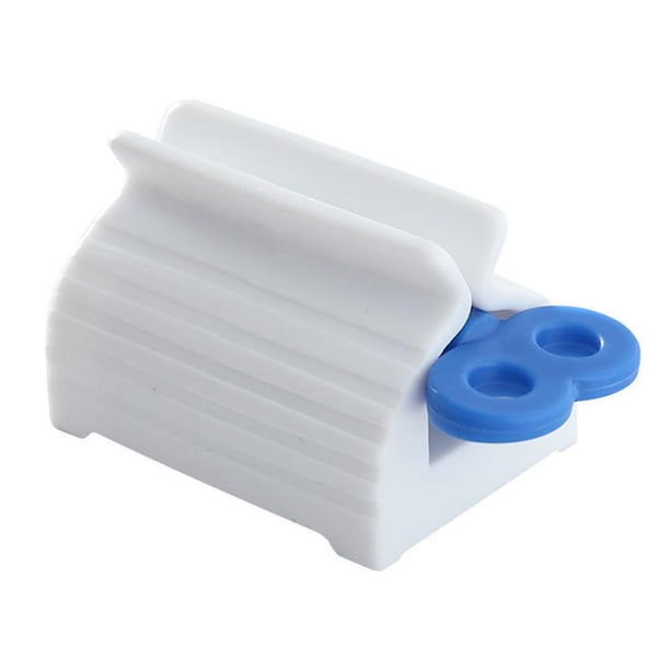 Clips Plástico para Limpieza Facial Exprimidor Pasta Dientes para Cosméticos Tinte para El (azul)