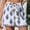 Blue, variant on Only Moment Women's Summer Shorts Cotton Printed Shorts Summer Casual High Waist Drawstring Comfy Dressy Lounge Beach Vacation Shorts with Pockets Wowomen's Sports & Recreation Shorts White,XL