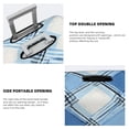 thumbnail image 6 of Multi-Size Suitcase Protective Cover Full Range Double Stitching Invisible Zipper For Travel Business Argyle Plaid Lightskyblue_49288_1 Small, 6 of 8