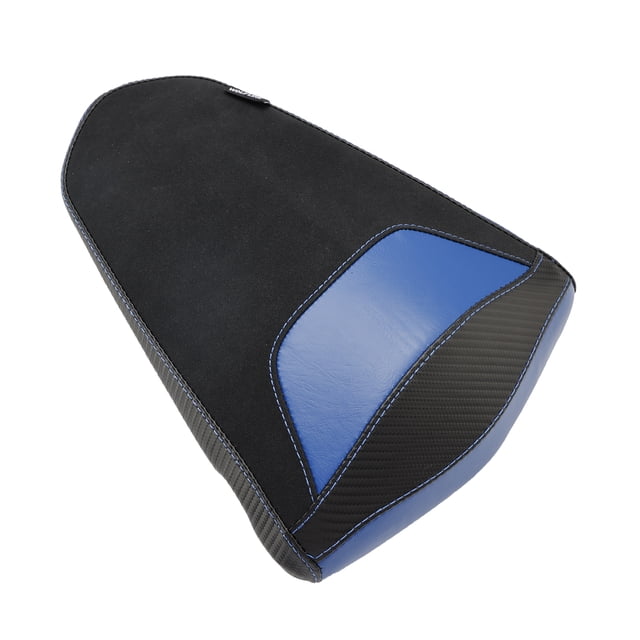 Cojín de asiento trasero plano de PU azul para Yamaha MT-03 YZF-R3 (2015-2023)