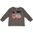 thumbnail image 3 of Inktastic I'm 2 Fire Truck 2nd Birthday Boys or Girls Long Sleeve Toddler T-Shirt, 3 of 5