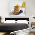 thumbnail image 2 of ARTCANVAS Pancakes With Honey Home decor Canvas Art Print - Size: 36" x 36" (1.50" Deep), 2 of 9