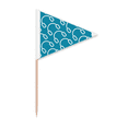 thumbnail image 1 of Motif Tampon Musical Cure-Dent Triangle Toppers de Cupcake Drapeau, 1 of 3
