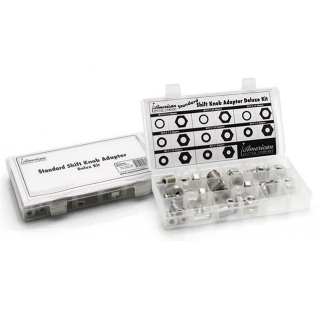 American Shifter Company ASCAD09 Delu par e Ensemble Standard d'Adaptateur de Bouton de Changement de Vitesse Personnalisé 24 Pièces
