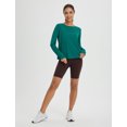 thumbnail image 7 of baleaf Women's Long Sleeve Workout Tops Running Sun Shirts Green S, 7 of 7