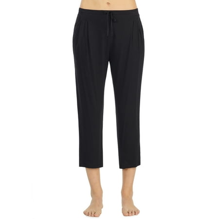 Donna Karan Sleepwear Womens Modal Capri Lounge Pants Style-D286906