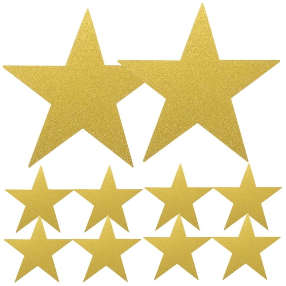 Cortes de papel de pentagrama de papel 20pcs recortes de papel de graffiti delicados kindergarten pared decoraciones