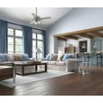 thumbnail image 3 of Hunter 52 inch Indoor Ceiling Fan with LED Lights and Remote Control - Standard Mount Ceiling Fan, 5 Blades, For Bedroom, Living Room, or Kitchen, 3 inch Downrod - Crestfield 51857, Matte Silver, 3 of 17
