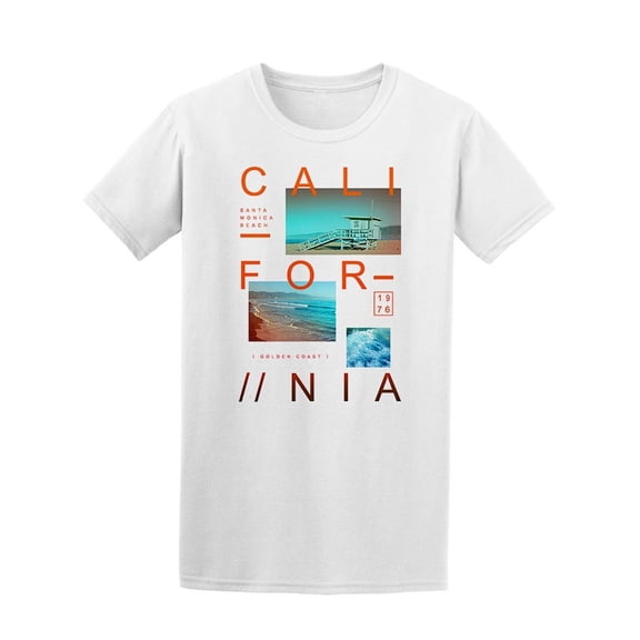 California 76 Monica Beach Tee Men's -Image by Shutterstock