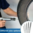 thumbnail image 2 of 5 Pack Tire Bit Multi Sizes Tire Repair Carbide Burr Drill Bit Tire Patches Plug Cutters Wire Cutter Reamer Drill, 2 of 7
