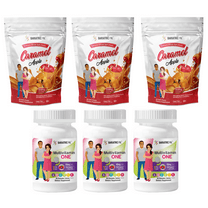 Duodenal Switch Vitamin Pack - Chewables Size: 3-Month Supply, BariatricPal Multivitamin ONE: Mixed Berry Chewable with 45mg Iron, BariatricPal Calcium Citrate Soft Chews: Caramel Apple