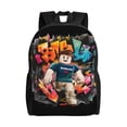 thumbnail image 1 of ROBLOX Gaming Backpack 8D Printed Large Capacity Lightweight Backpack Casual Adult Backpack, 1 of 8