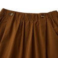 thumbnail image 4 of uublik Womens Shorts Casual Super Soft Drawstring Loose Shorts Casual Brown, 4 of 5